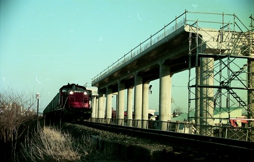 平成5年頃の鉄道高架事業